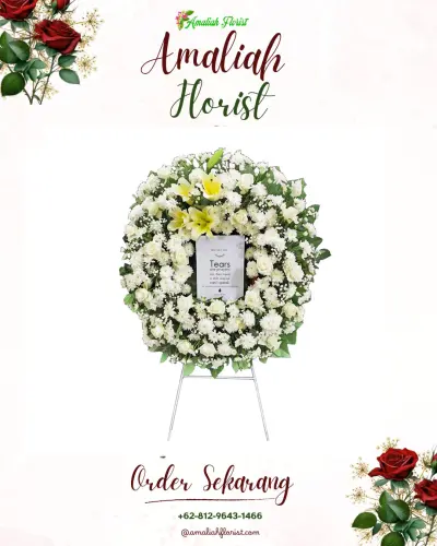 Krans Bunga Duka Cita di Babakan Sari